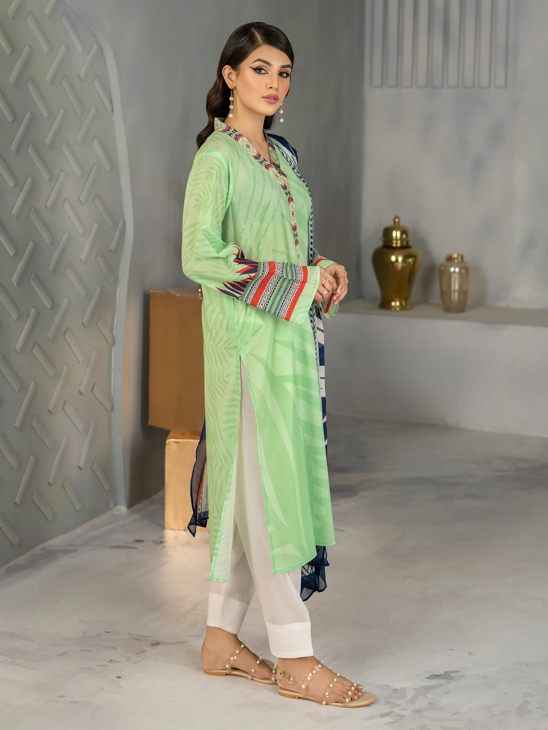 2 Piece Lawn Suit-Embroidered (Unstitched)