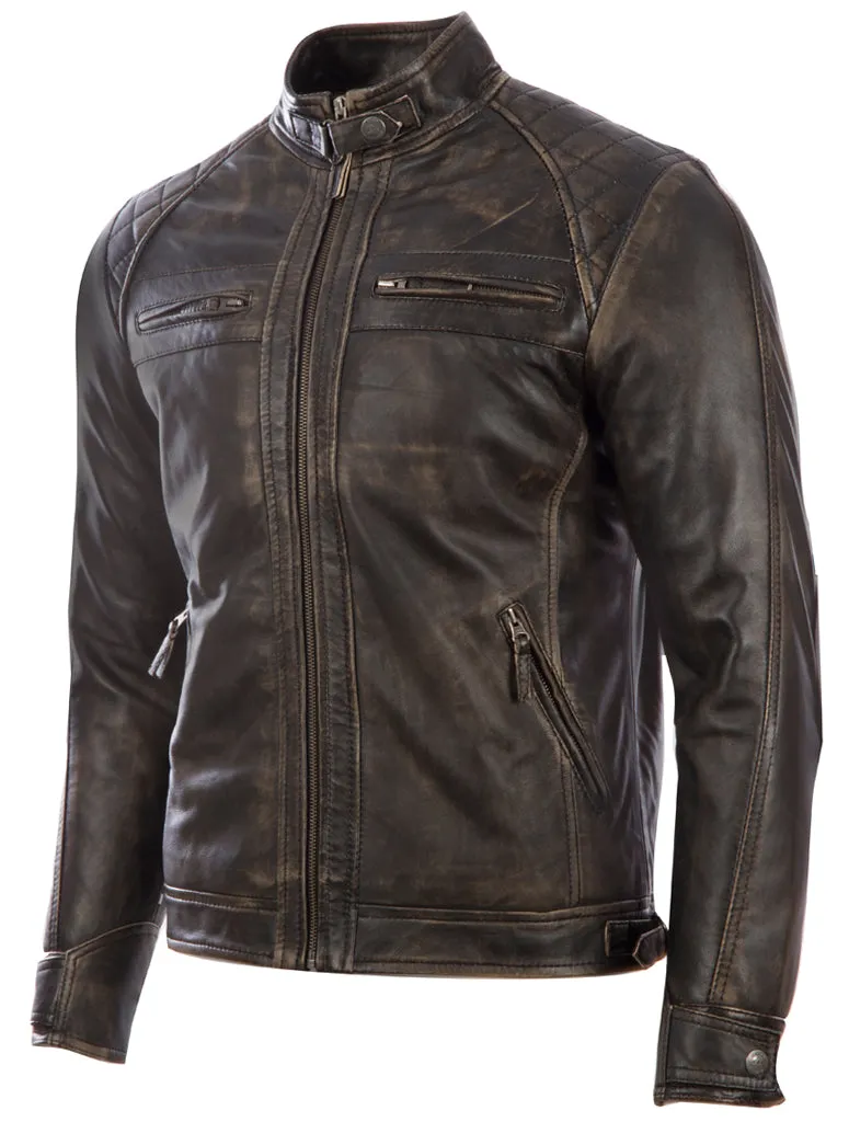 44T9 Men's Biker Jacket - Vegas