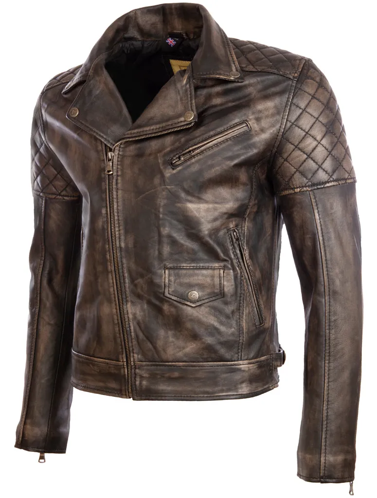 6MFX Men's Diamond Biker Jacket - Vegas