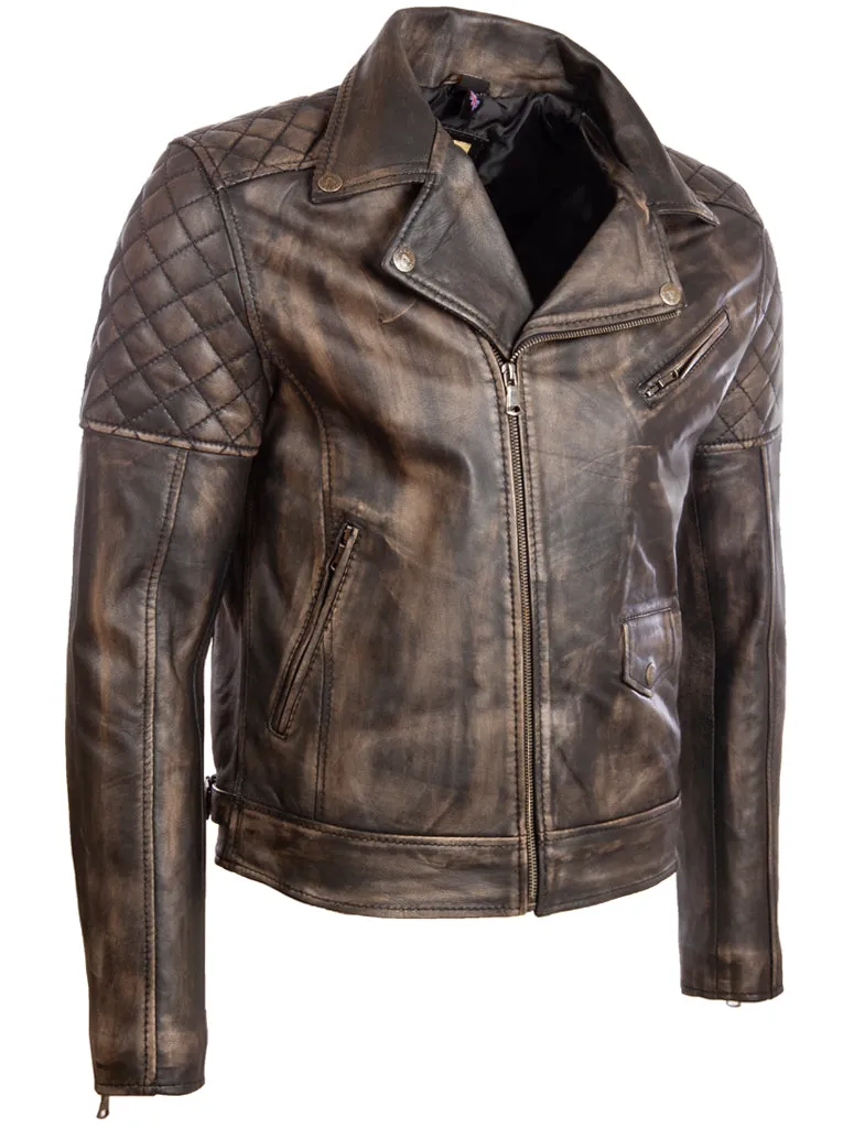 6MFX Men's Diamond Biker Jacket - Vegas