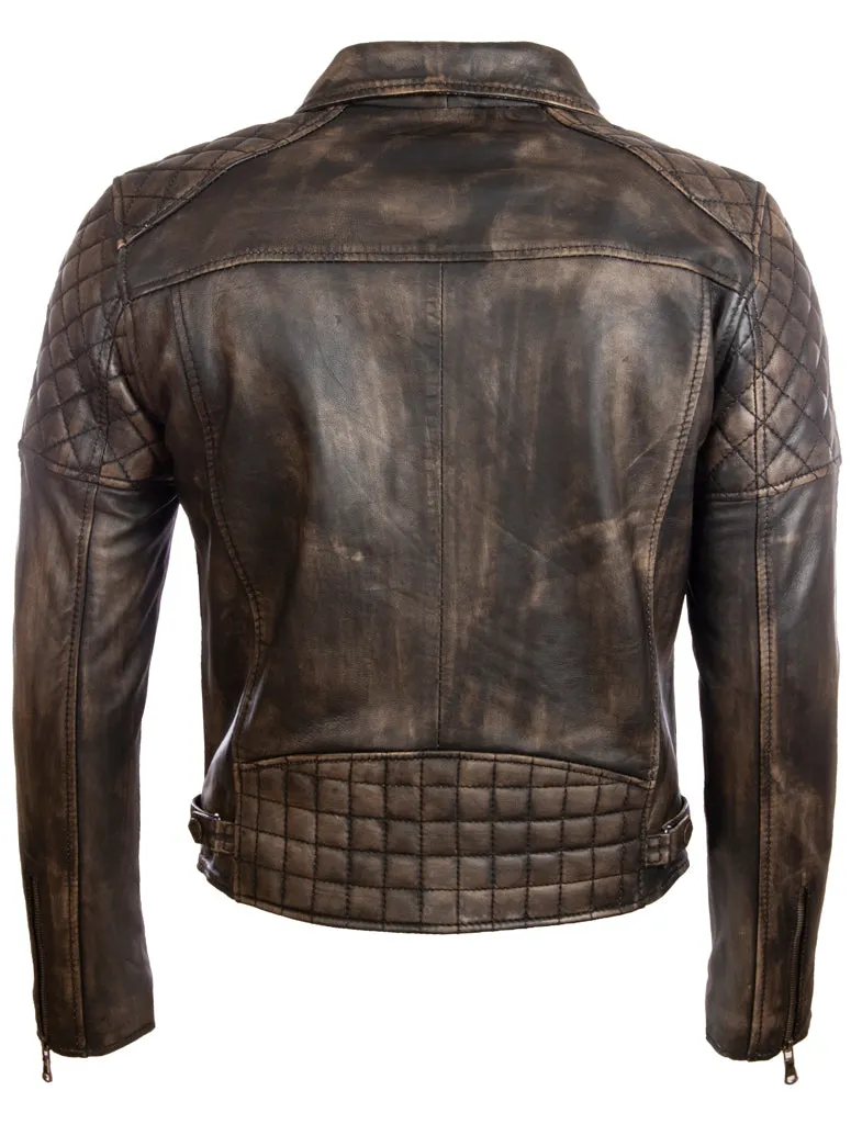 6MFX Men's Diamond Biker Jacket - Vegas