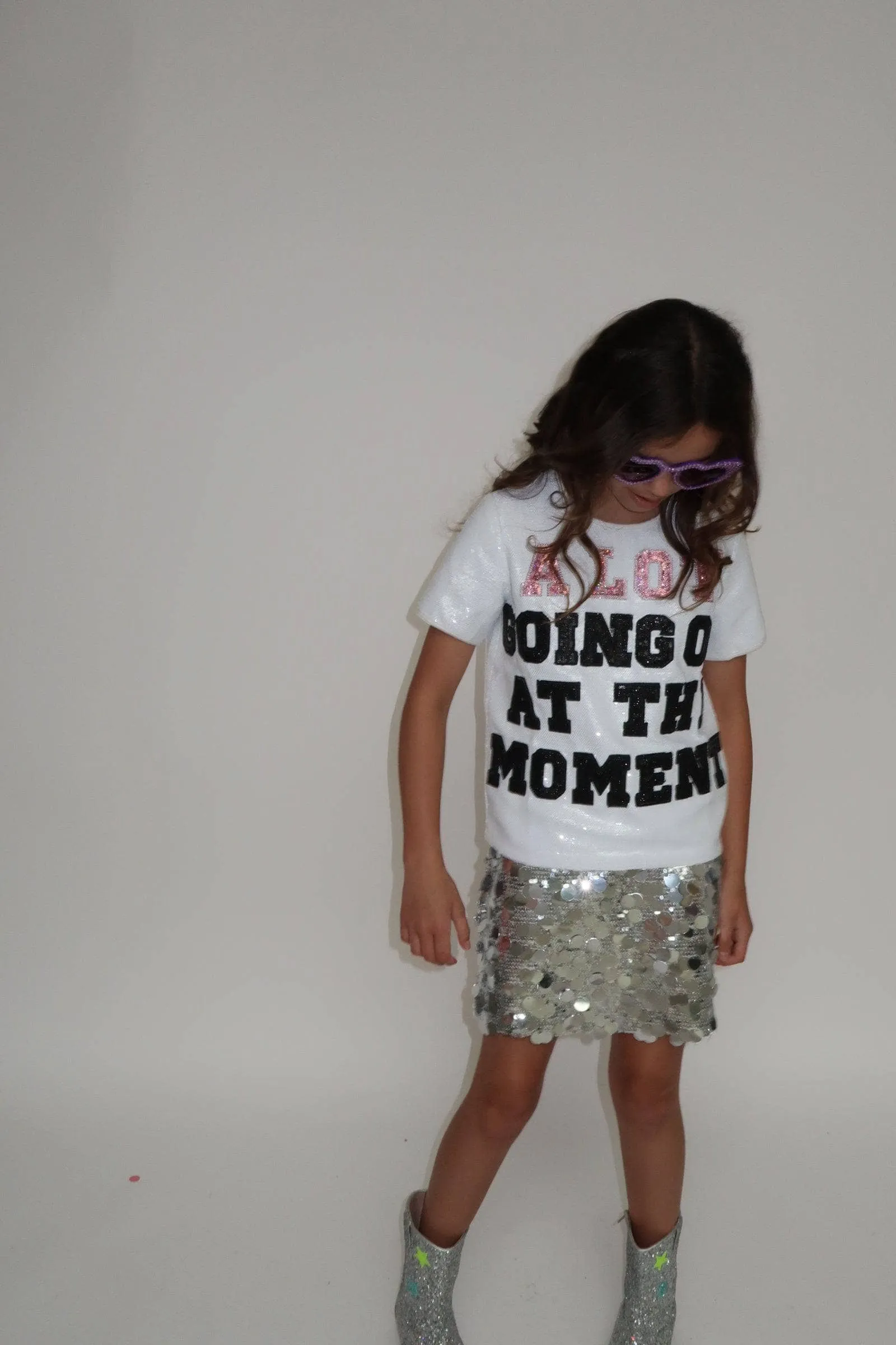 A Lot Going On Sequin T-shirt