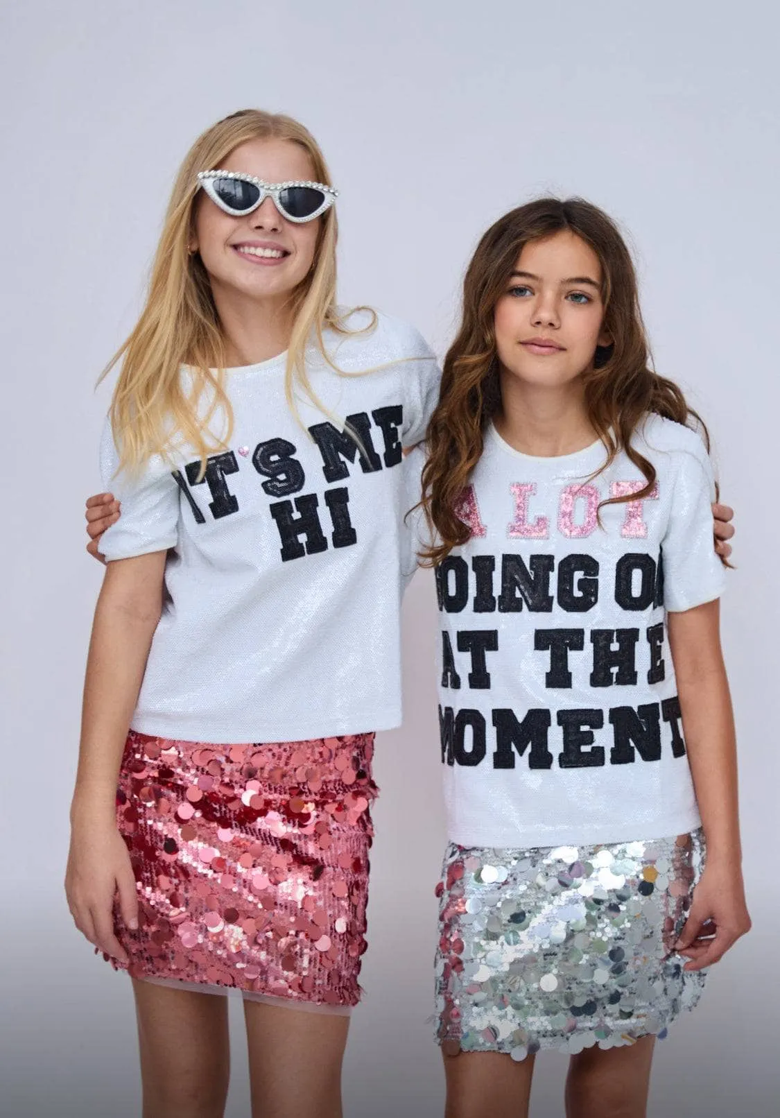 A Lot Going On Sequin T-shirt