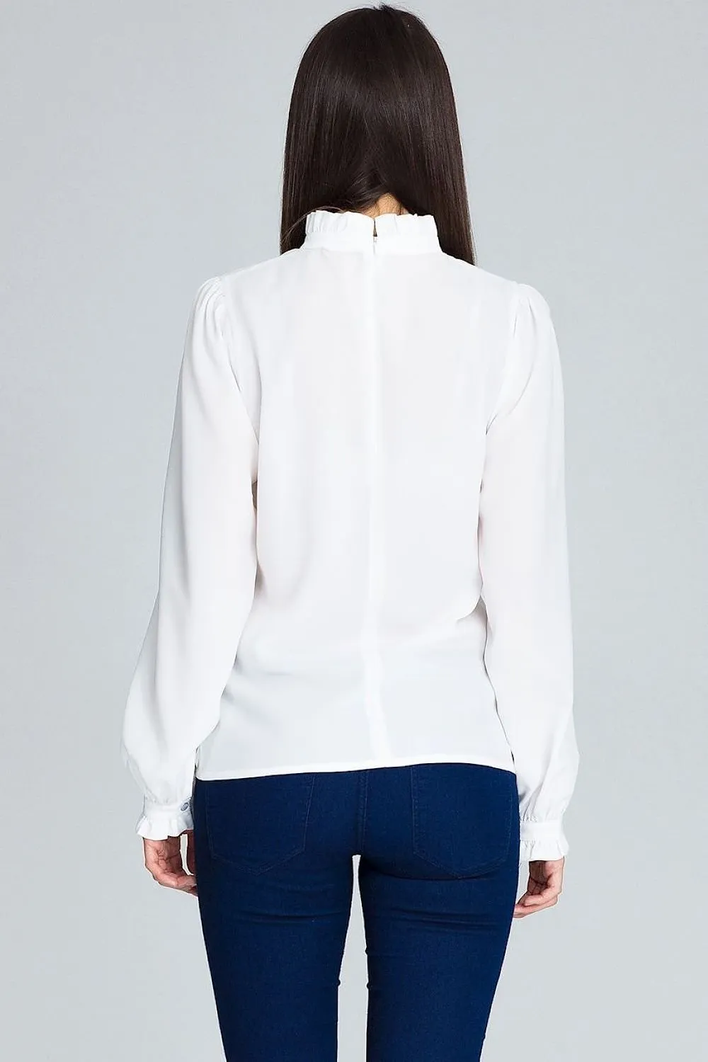 A very Elegant Blouse With Pleated Figl