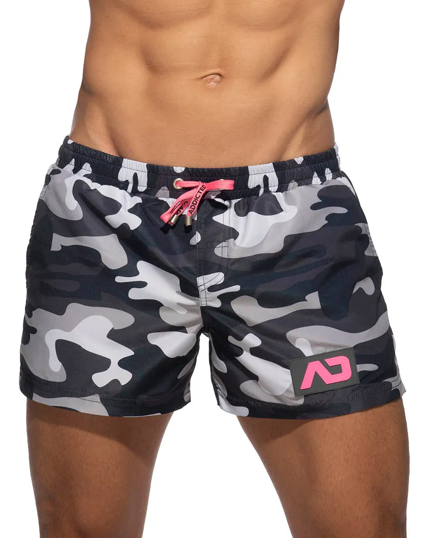 Addicted Camo Swim Short ADS096