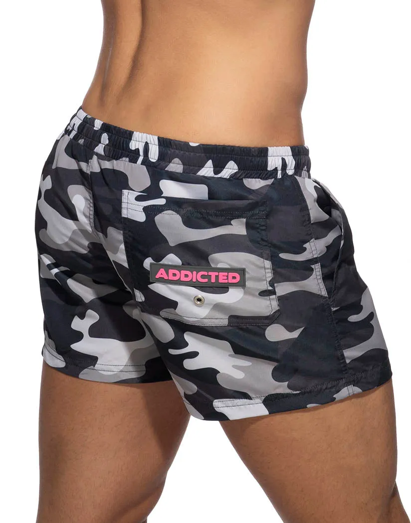 Addicted Camo Swim Short ADS096