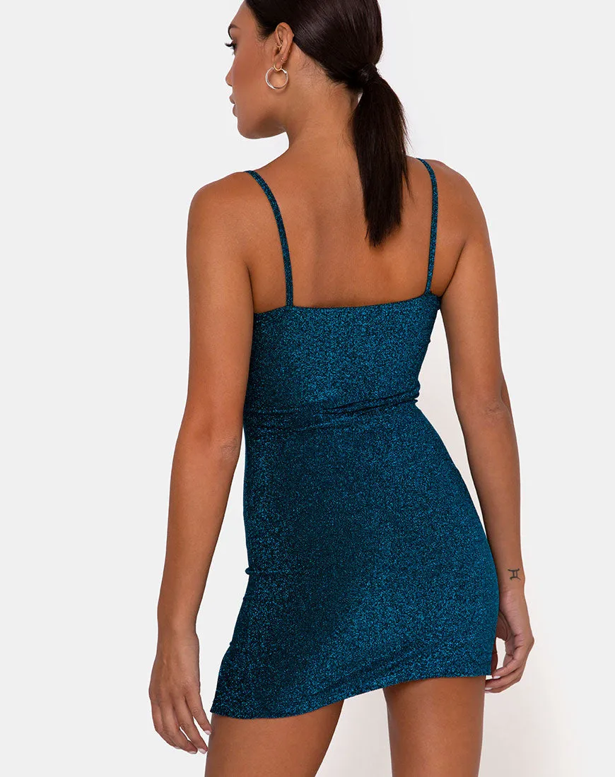 Alene Bodycon Dress in Sapphire Blue