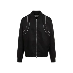 ALEXANDER MCQUEEN Harness Detail Bomber Jacket