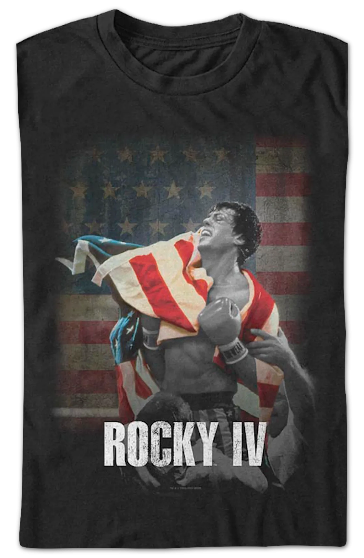 American Flag Rocky IV T-Shirt