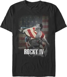 American Flag Rocky IV T-Shirt