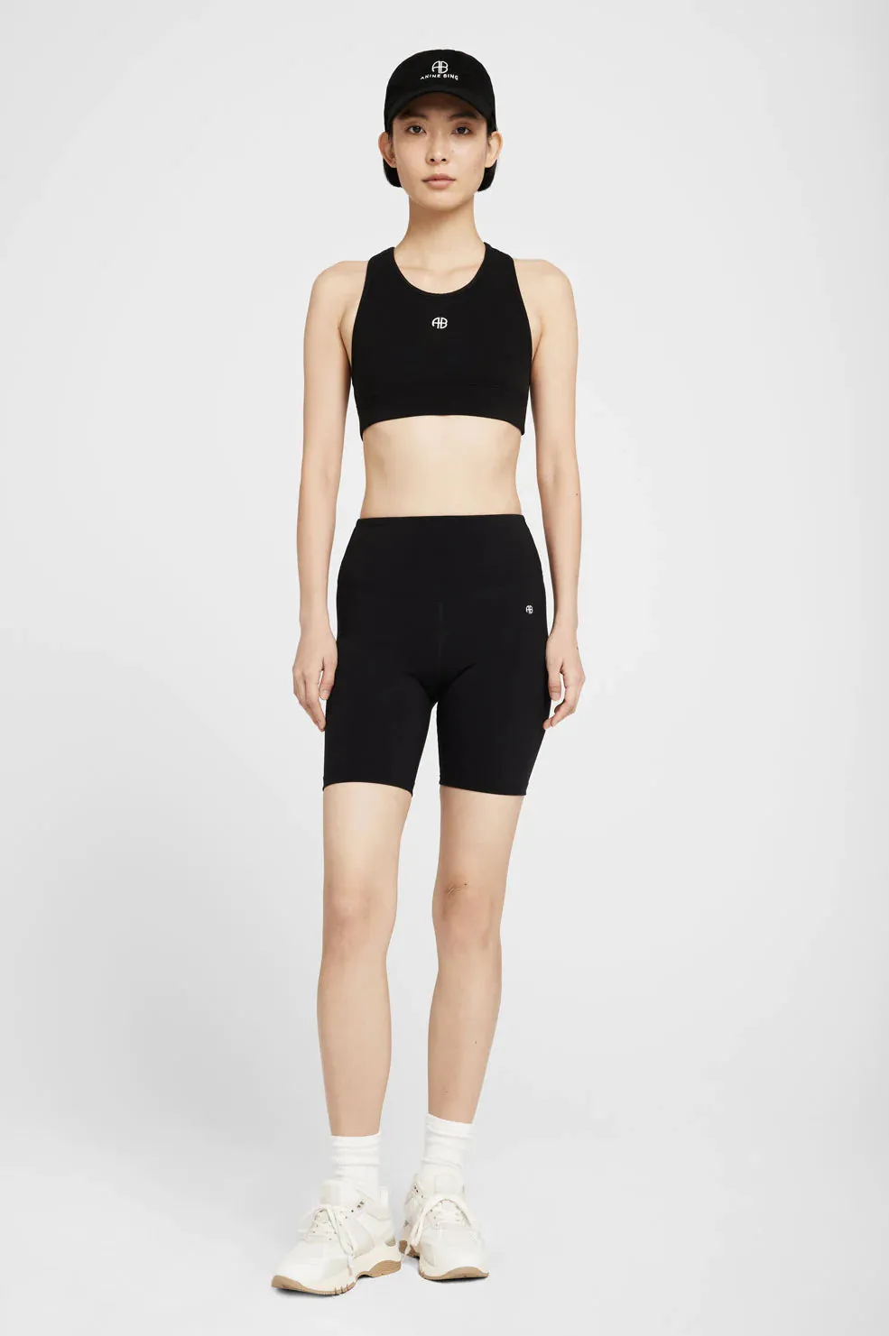 Anine Bing Blaker Biker Short - Black