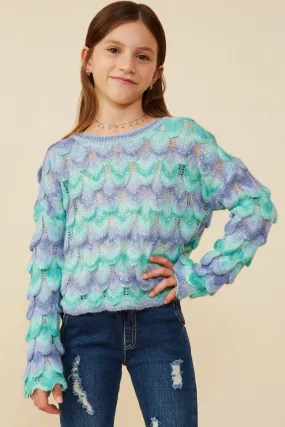 Aquamarine Youth Sweater