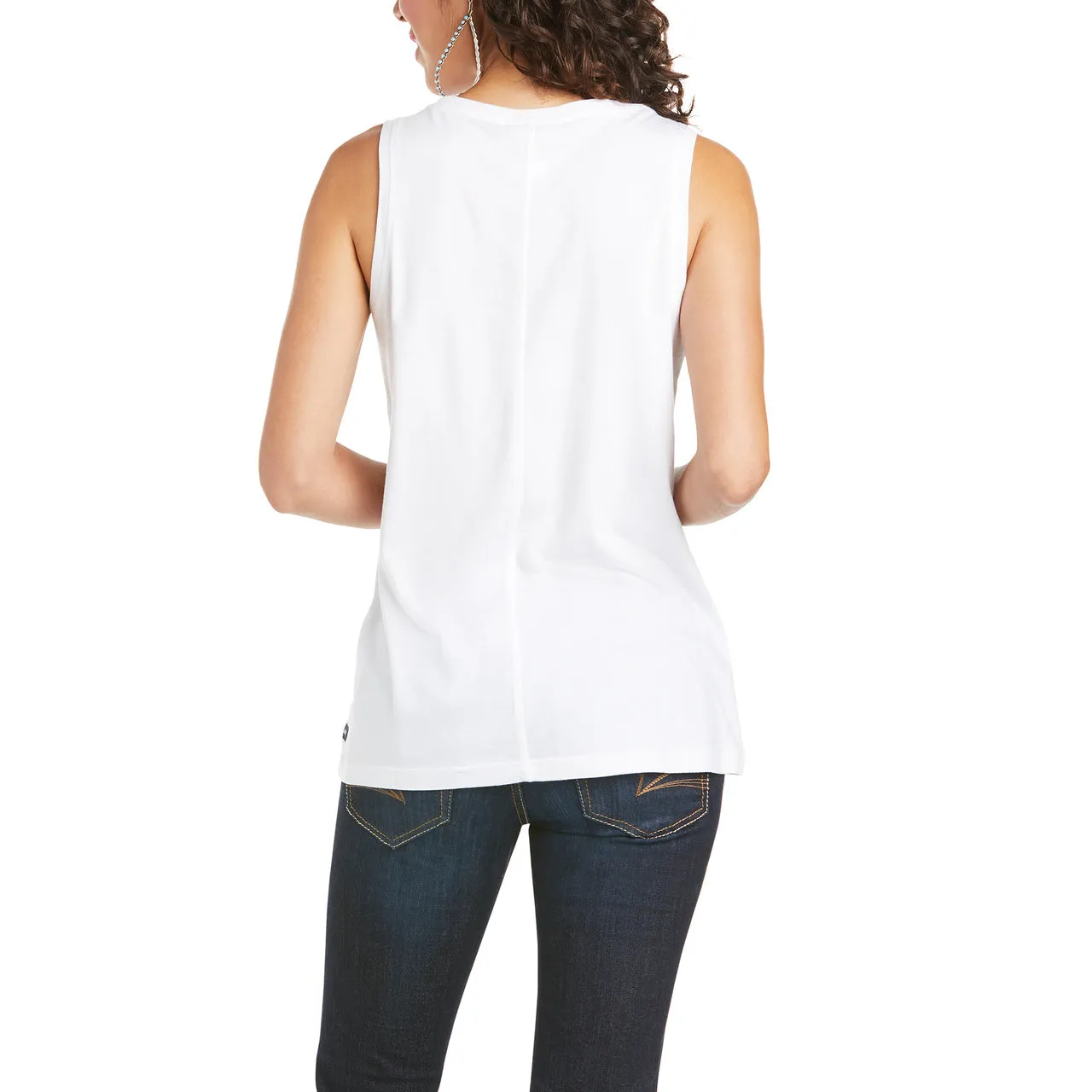 Ariat Ladies Element White Tank Top Shirt 10035206