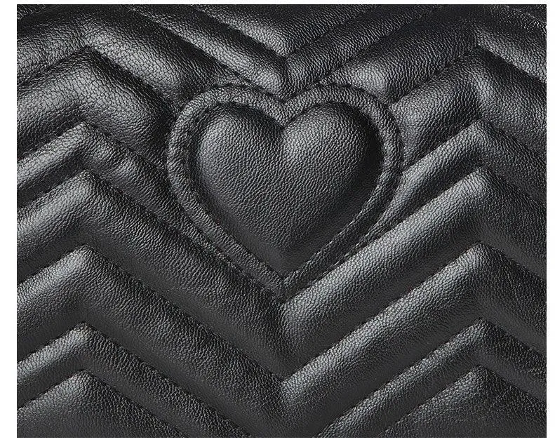 Bartier Love Butterfly Detail Black Handbag