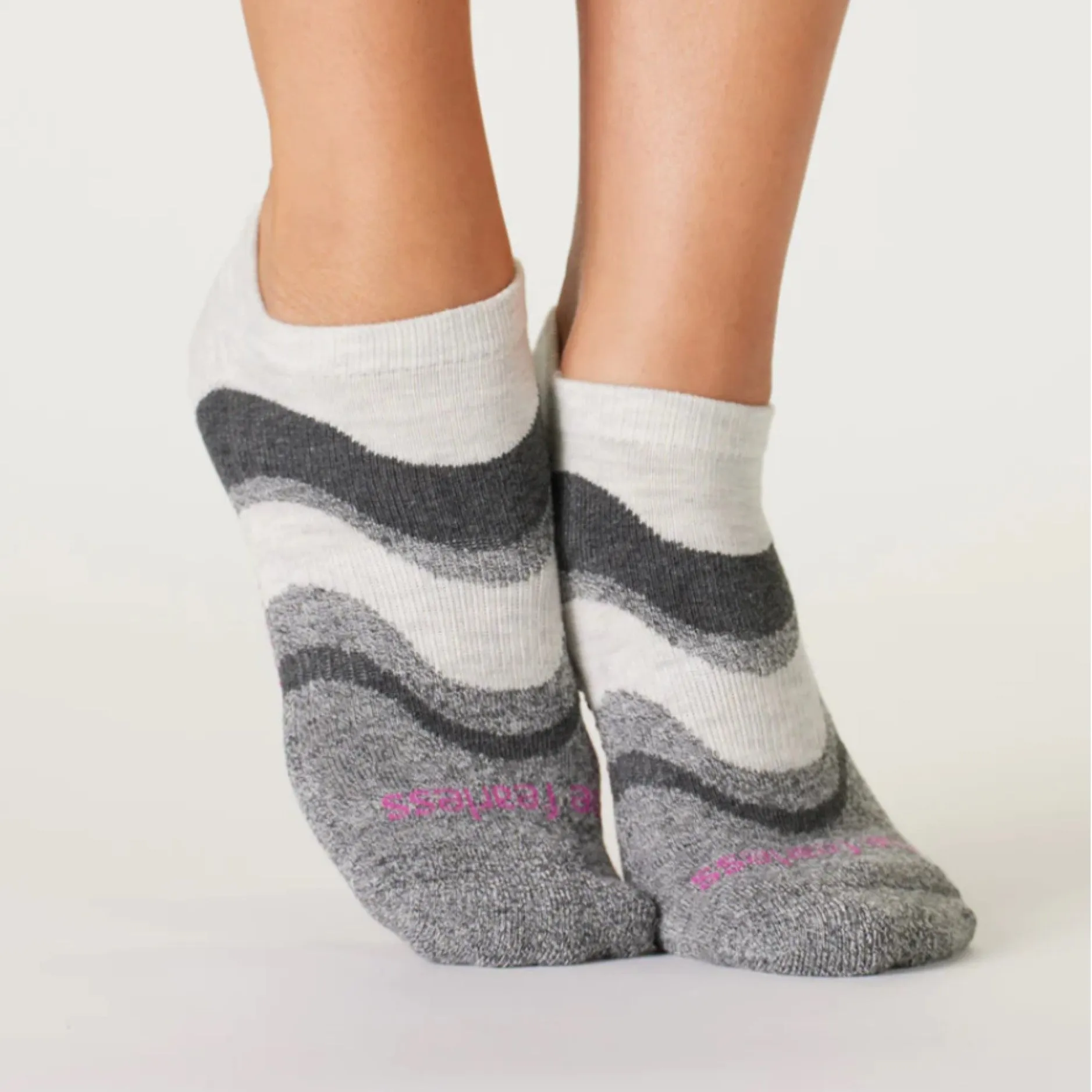 Be Fearless - Cascade - Whimsy Grip Socks (Barre / Pilates)