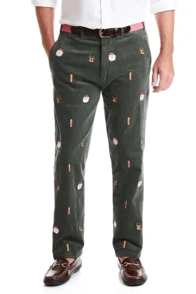 Beachcomber Corduroy Pant Olive with North Pole