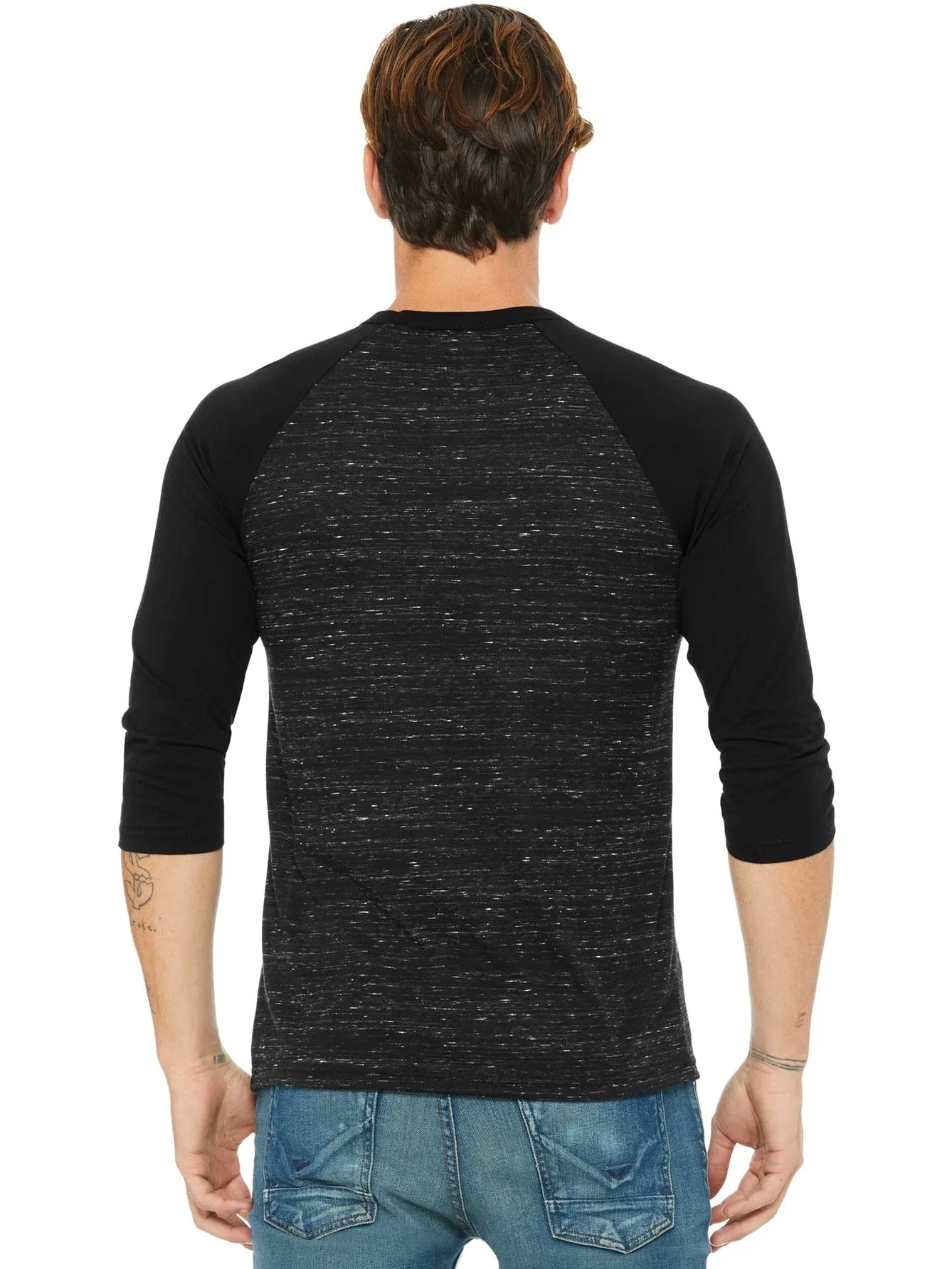 Bella Canvas 3/4-Sleeve Baseball Tee