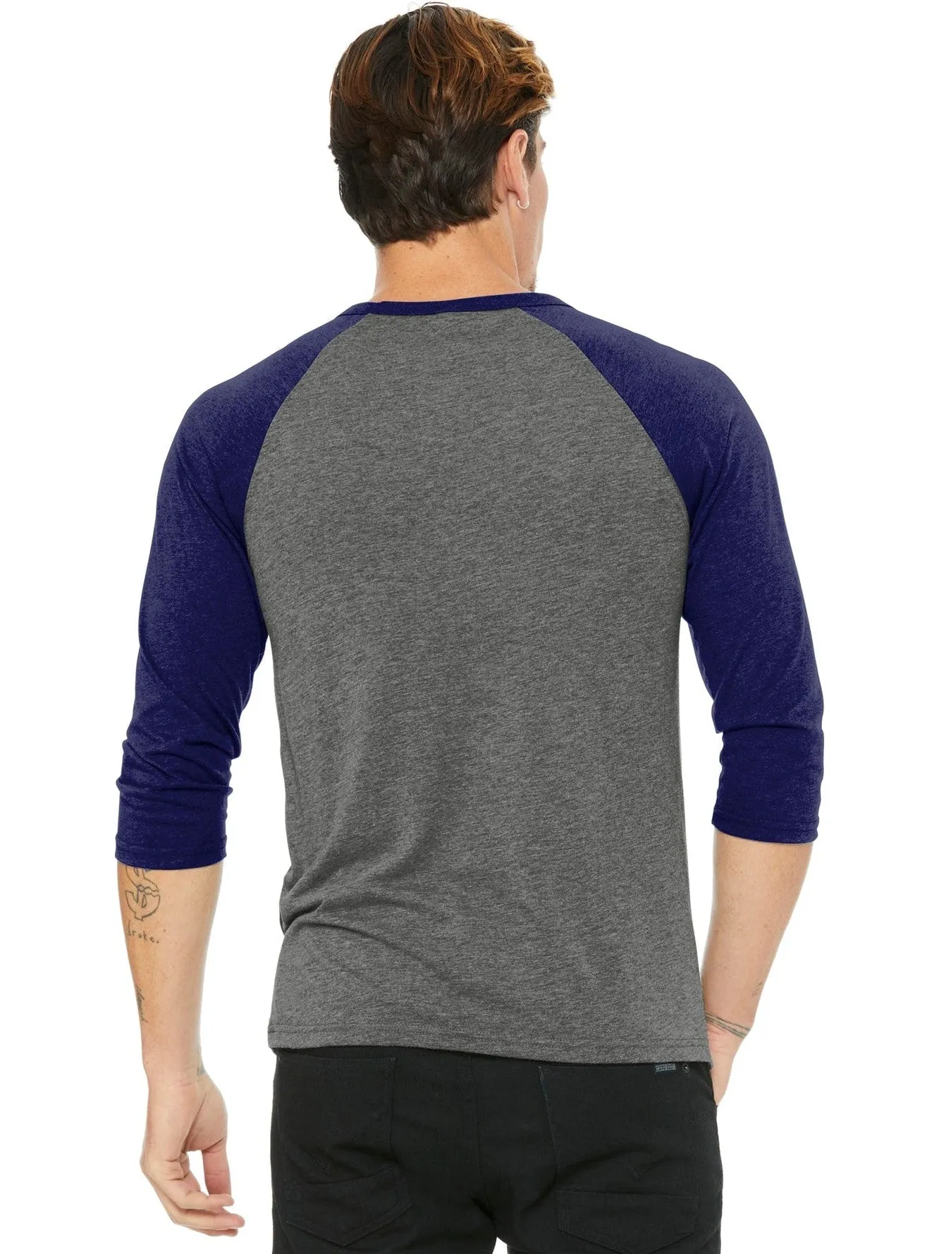 Bella Canvas 3/4-Sleeve Baseball Tee