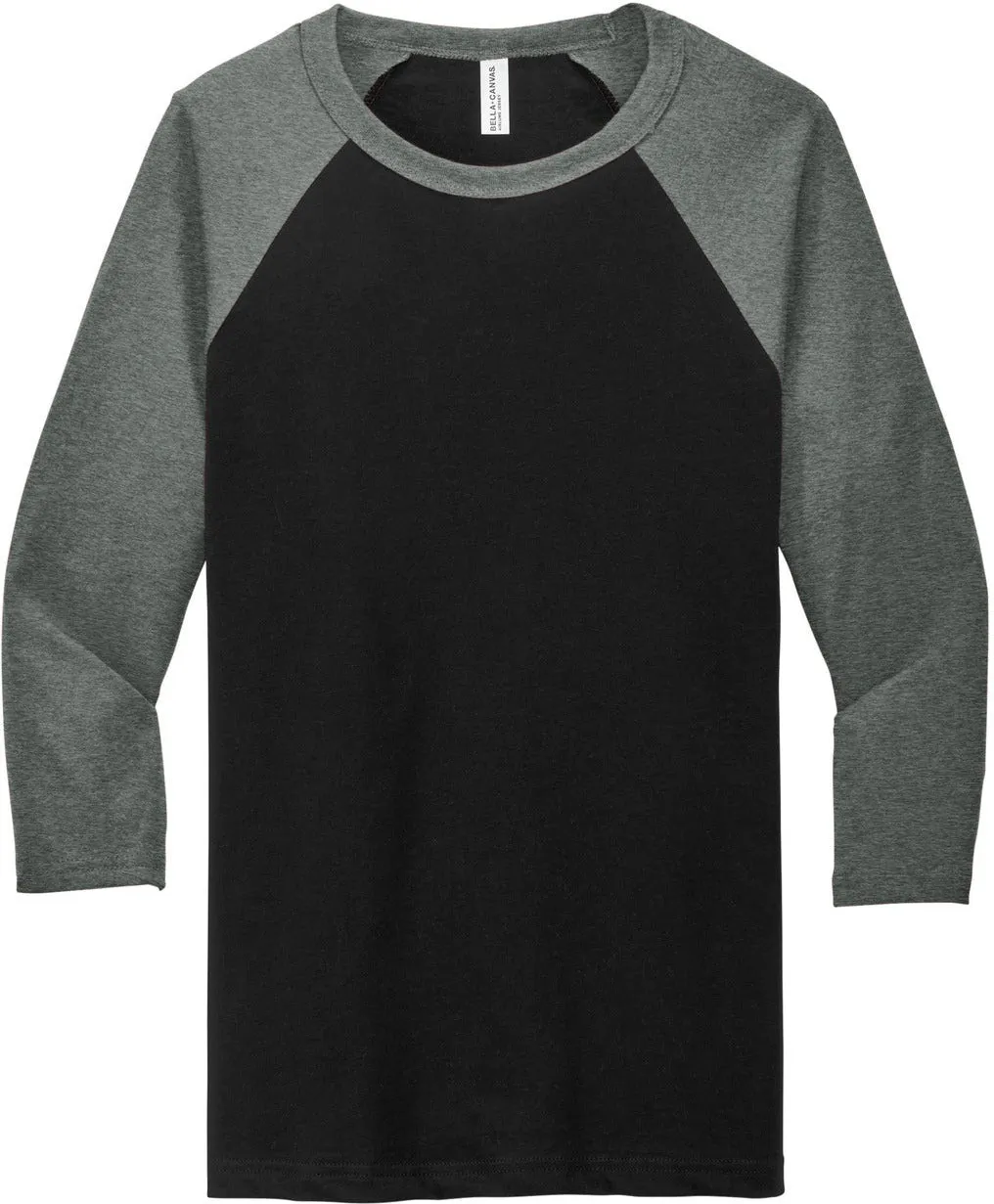 Bella Canvas 3/4-Sleeve Baseball Tee