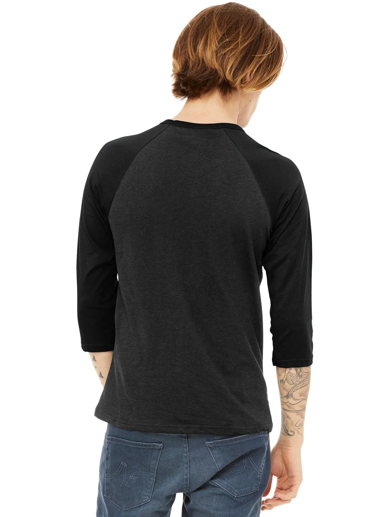 Bella Canvas 3/4-Sleeve Baseball Tee