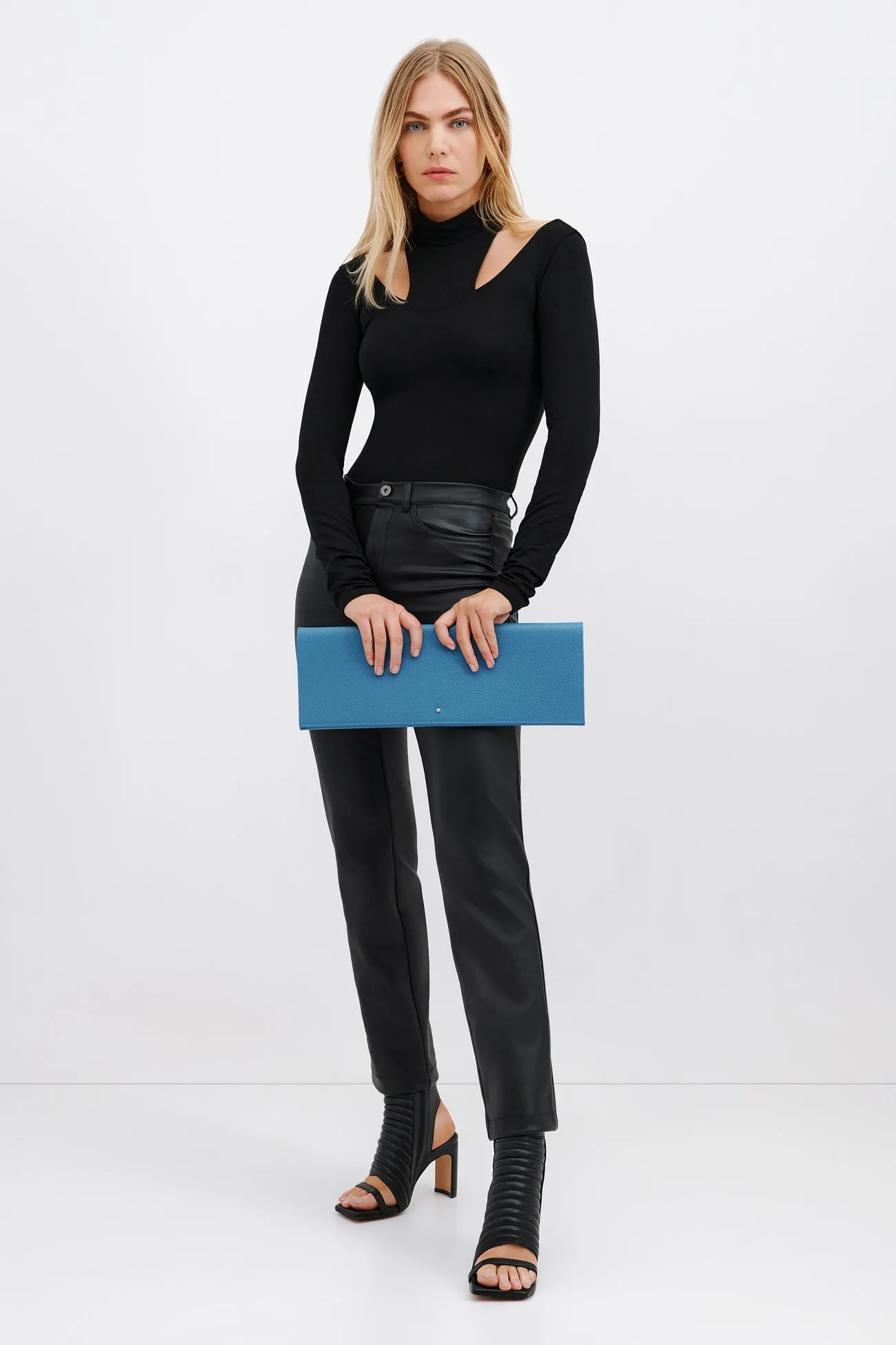 Belle Leather Clutch