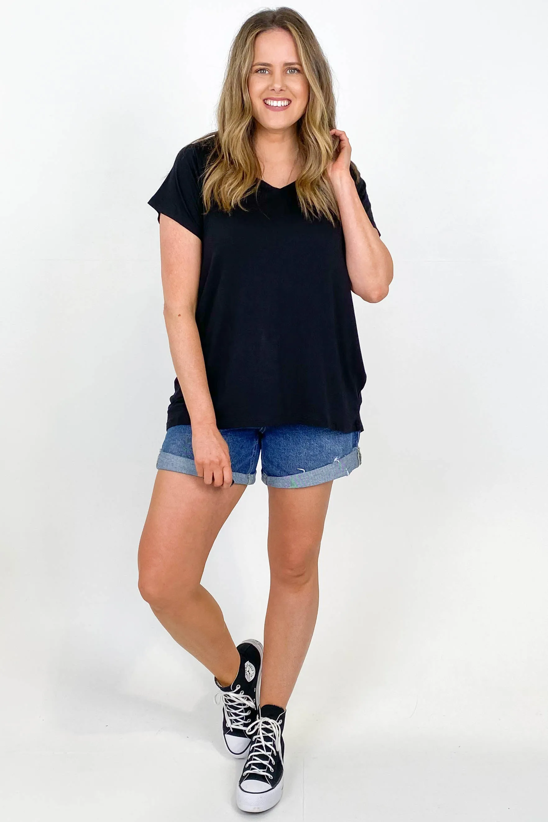 Betty Basics Matilda Tee Black