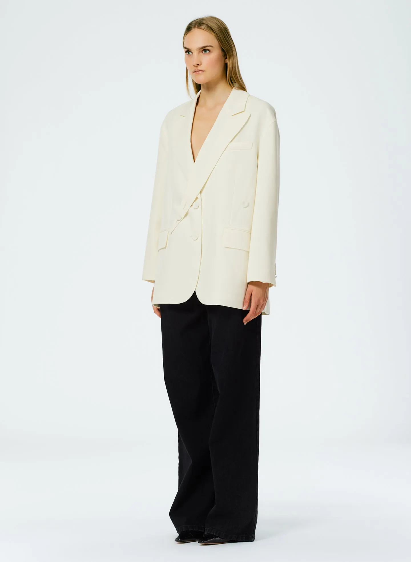 Bond Wool Twill Detached Lapel Liam Blazer