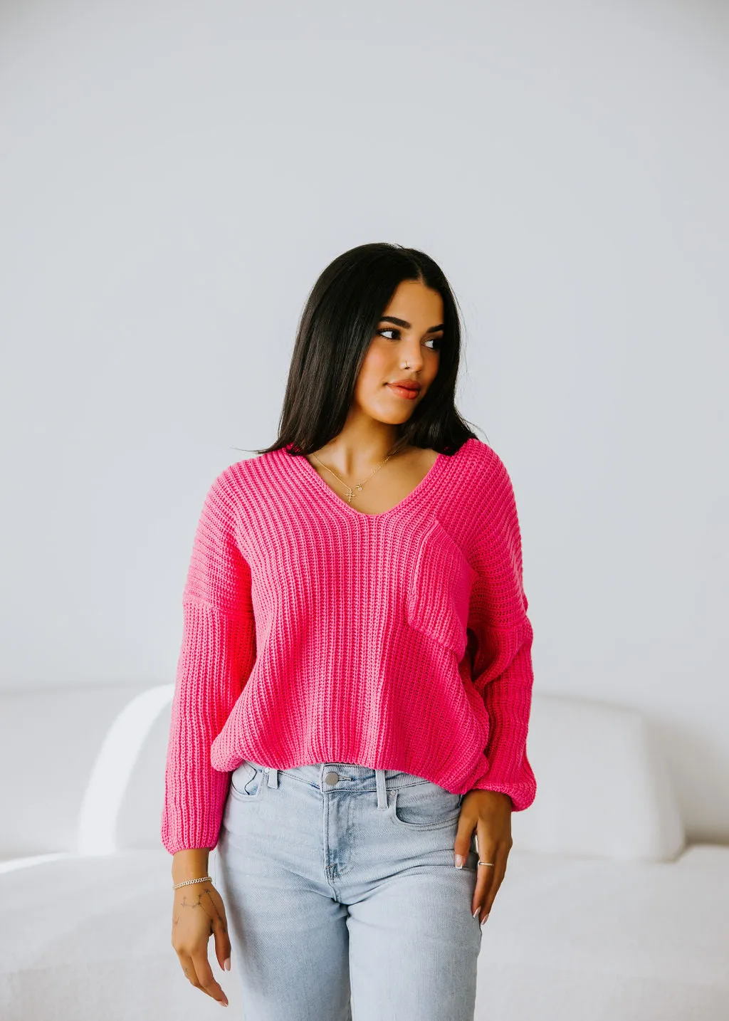 Bright Future V-Neck Sweater