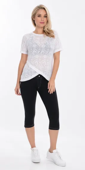 Burnout Top Short Sleeve