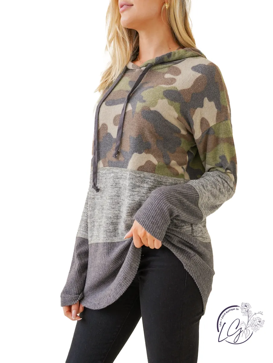 Can't Stop Loving Camo Hoodie