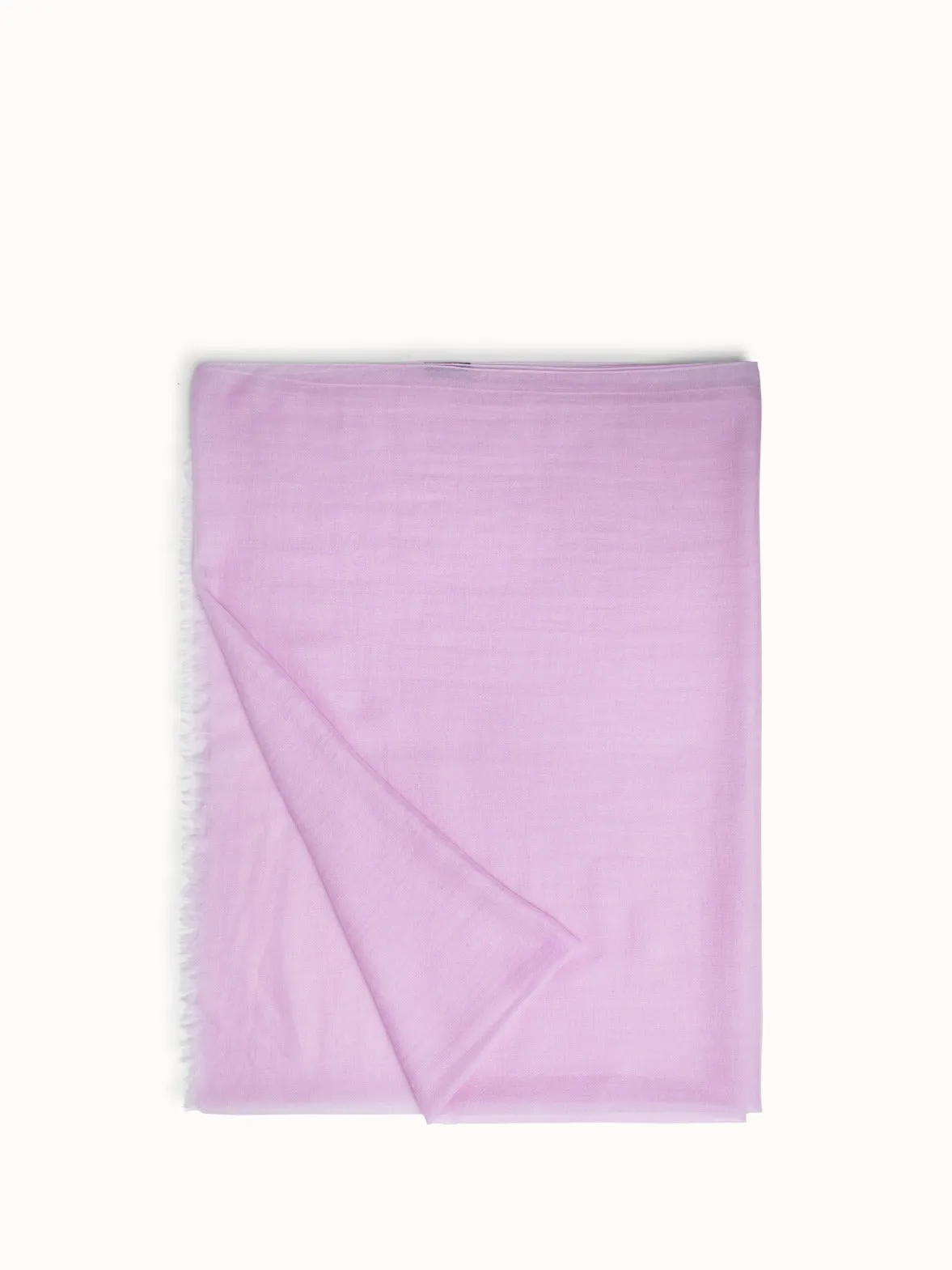 Cashmere Silk Scarf with Fringe