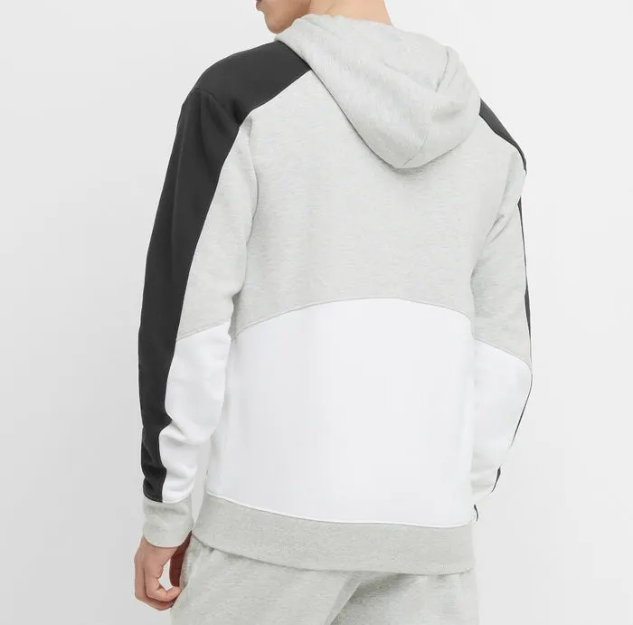 Champion Classic Fleece Colorblock Black-Grey Hoodie