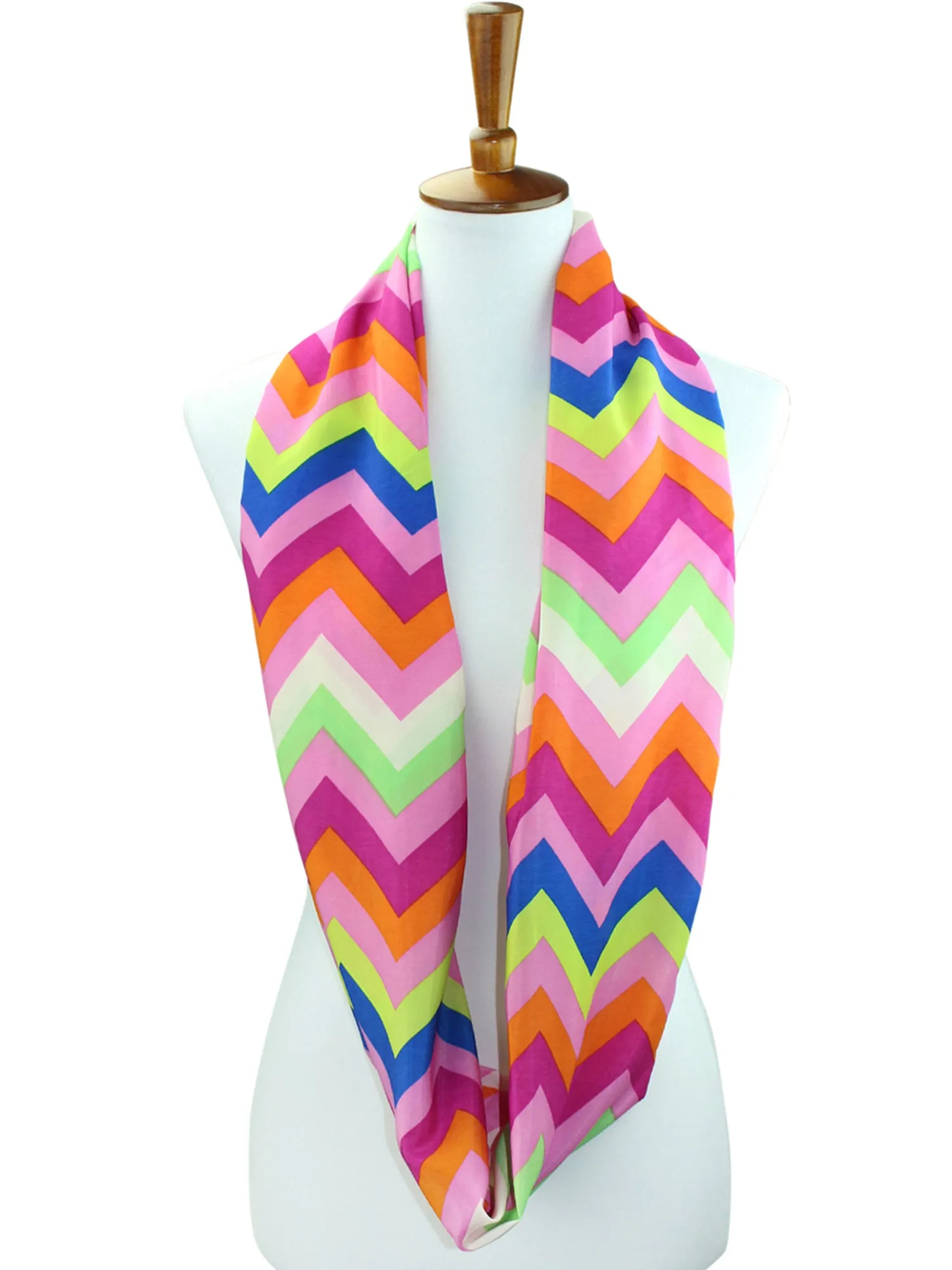 Colorful Chevron Infinity Scarf