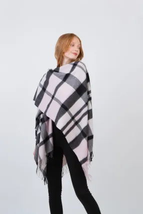 Contemporary Exploded Thompson Cashmere Wrap - Baby Pink