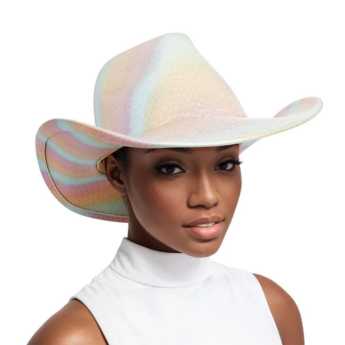 Cowboy Hat Iridescent  Fashion Hat