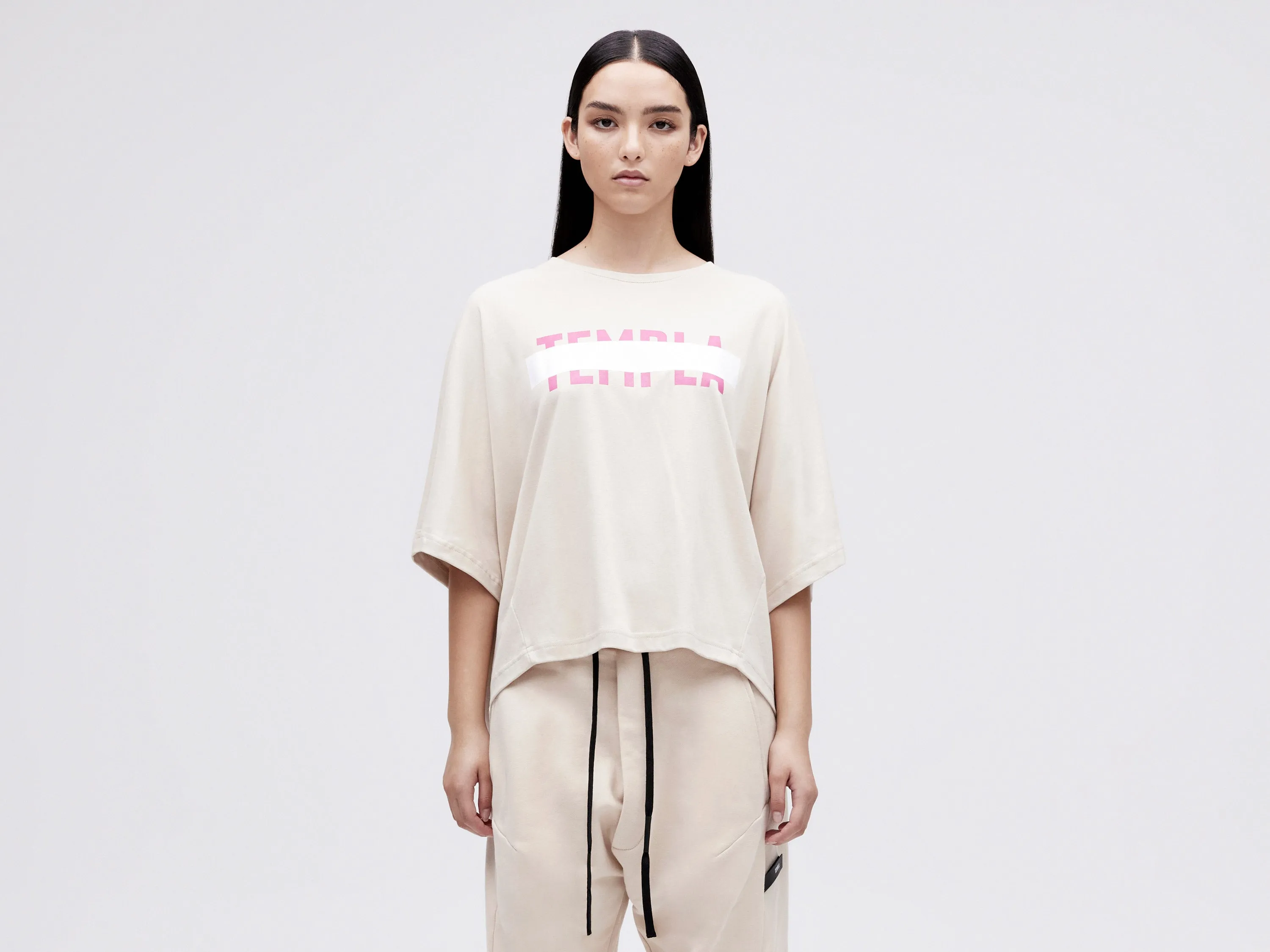 Cropped Tee - Fog