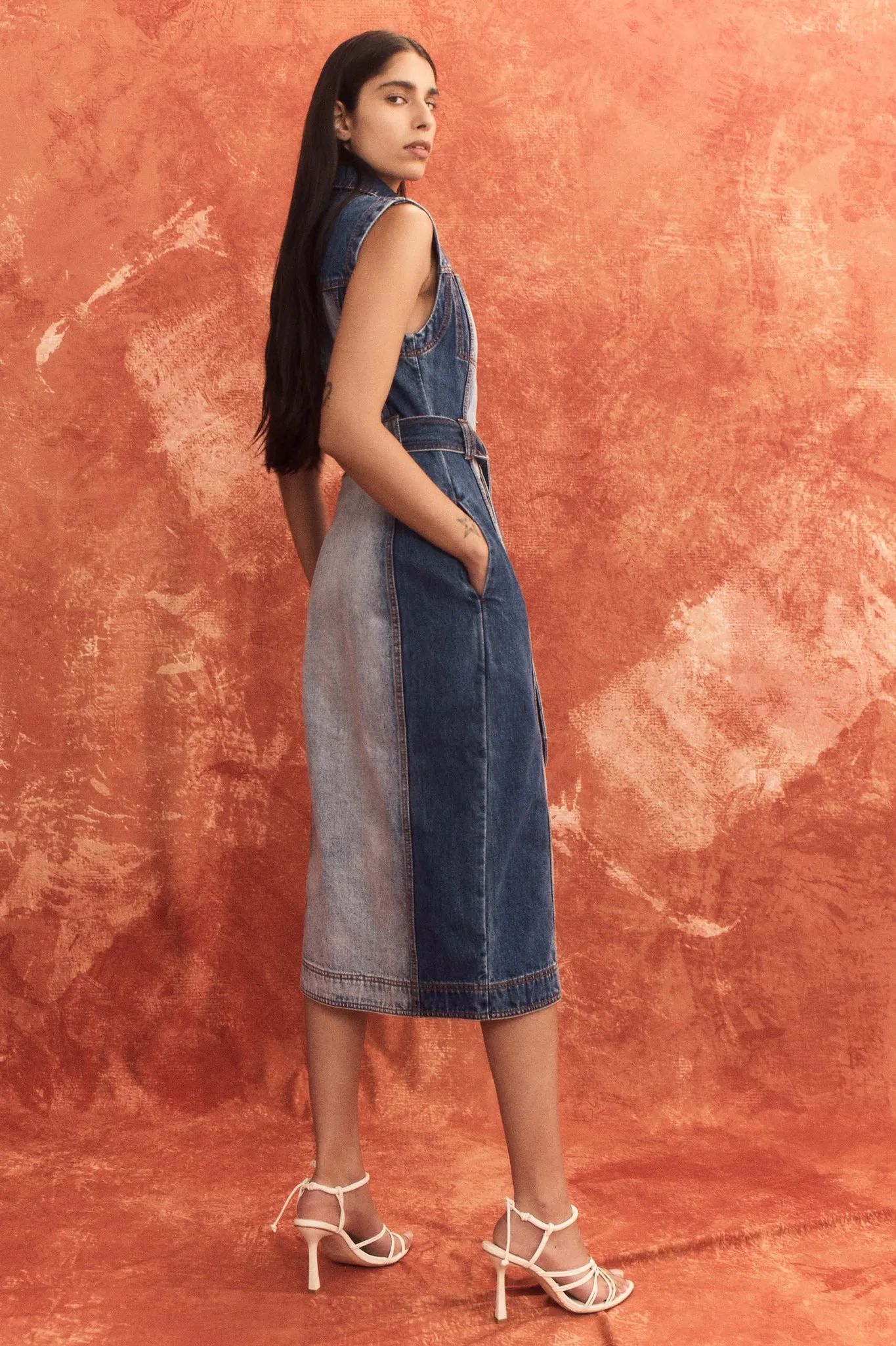 Darcie Denim Midi Dress