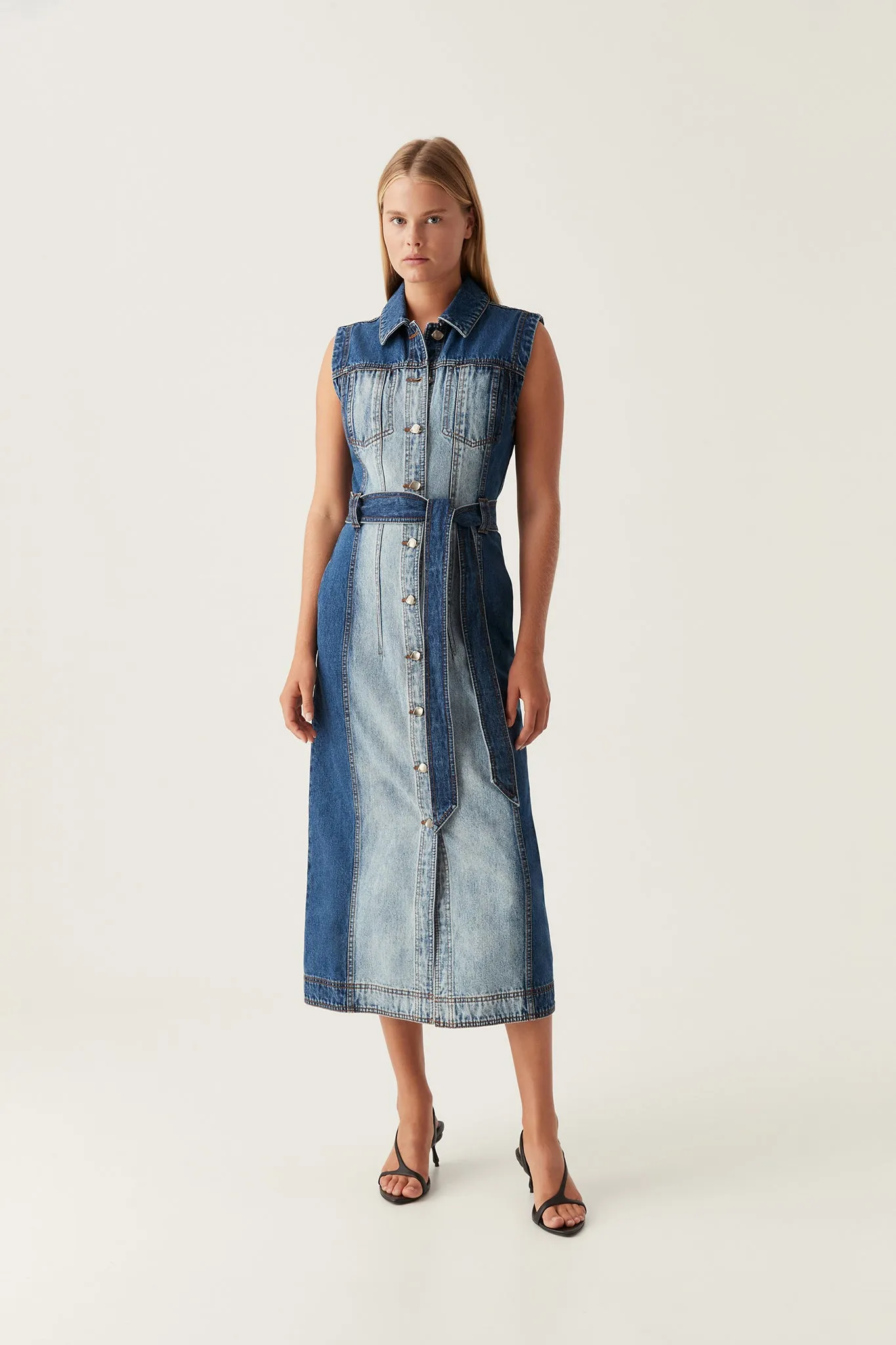 Darcie Denim Midi Dress