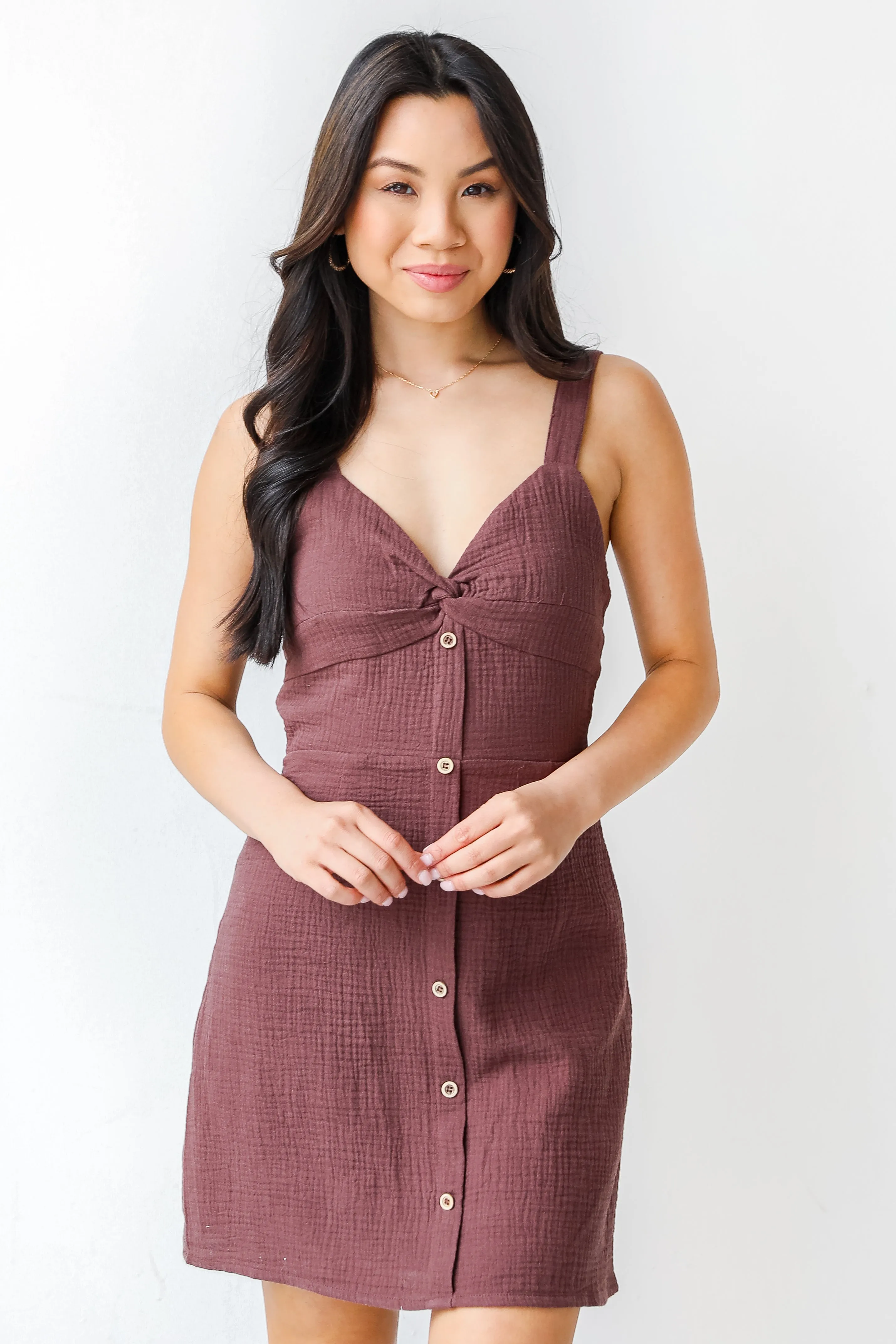 Dearly Darling Linen Mini Dress