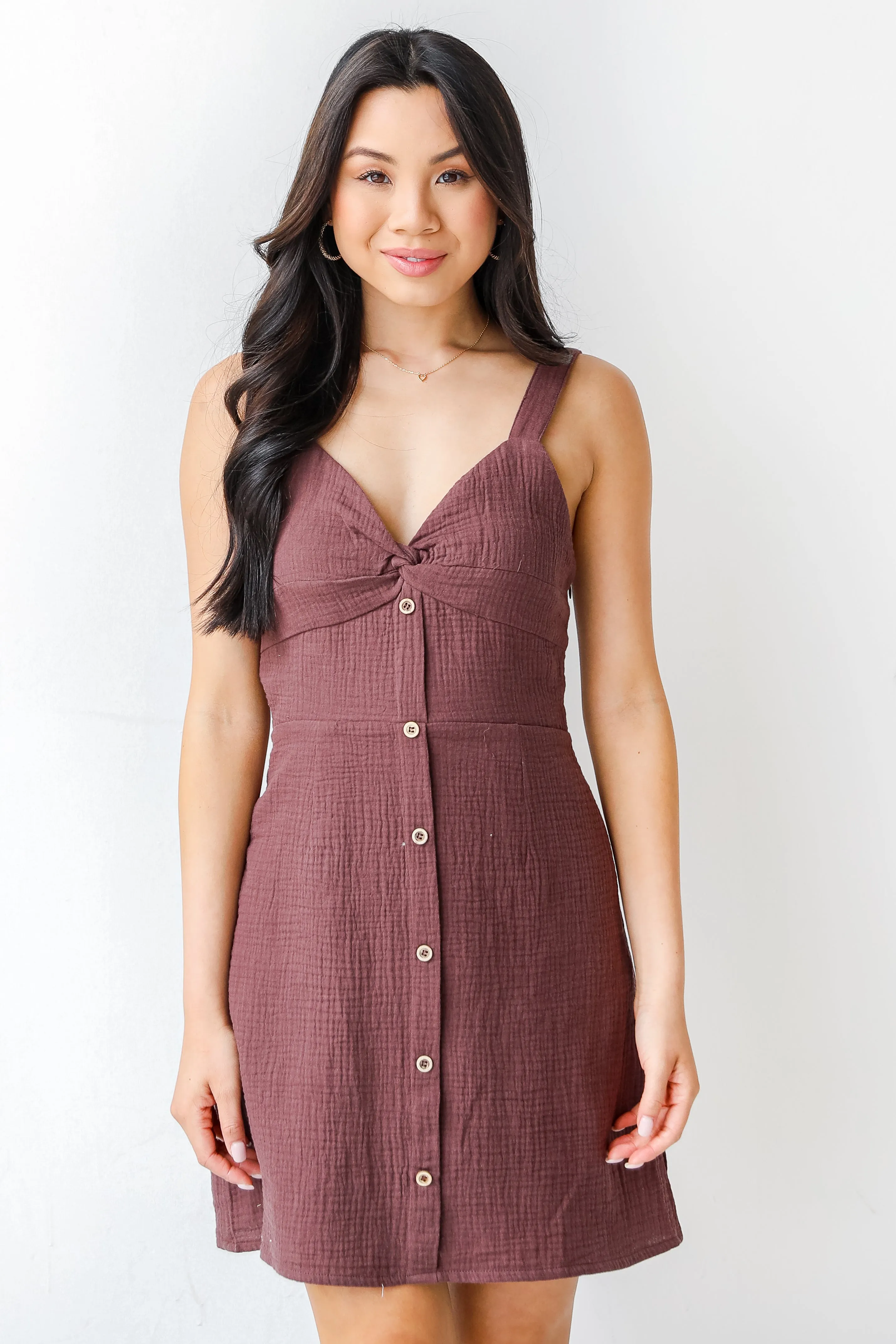 Dearly Darling Linen Mini Dress