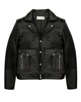 Flaneur Homme LEATHER BIKER JACKET