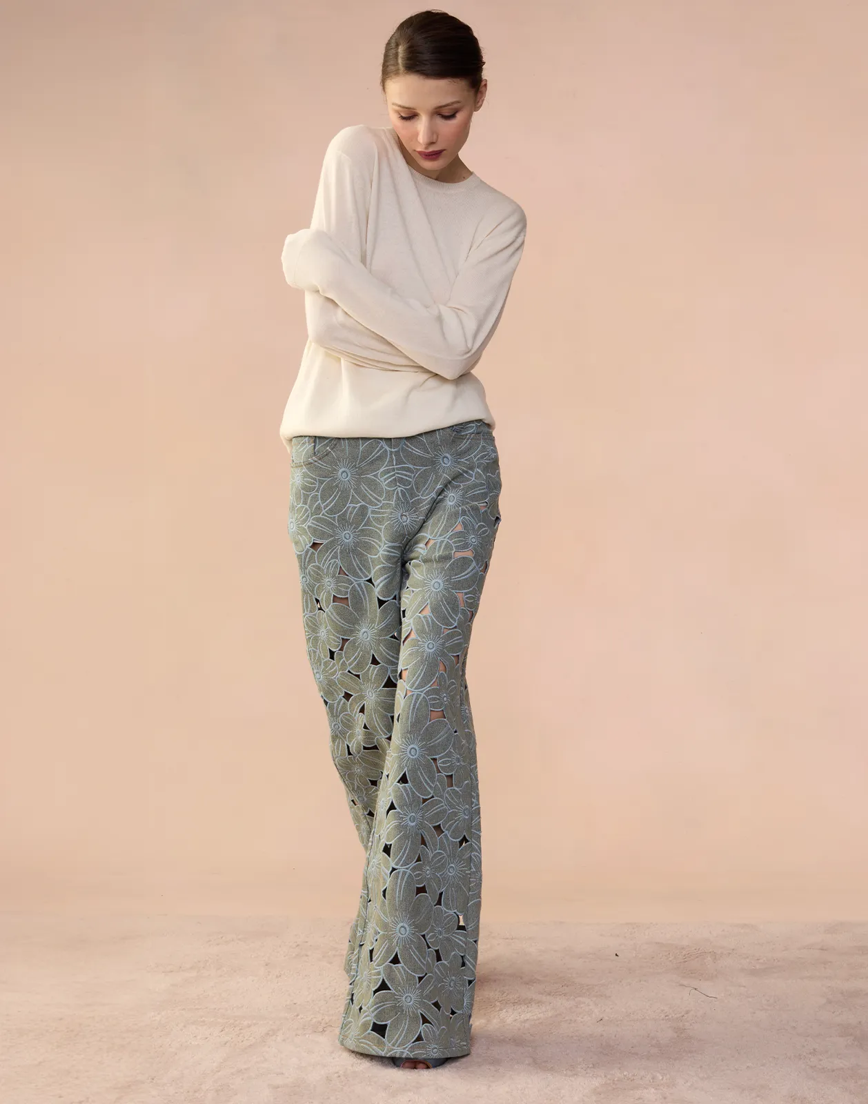 Flora Cutout Jeans