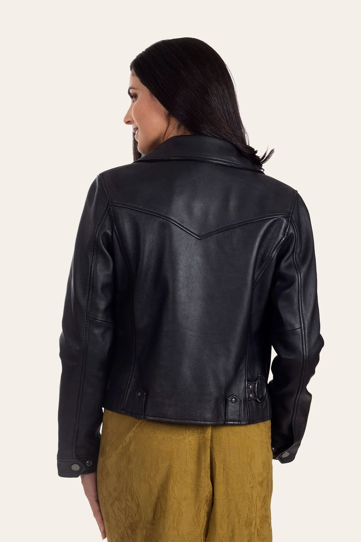 Frye Black Biker Jacket