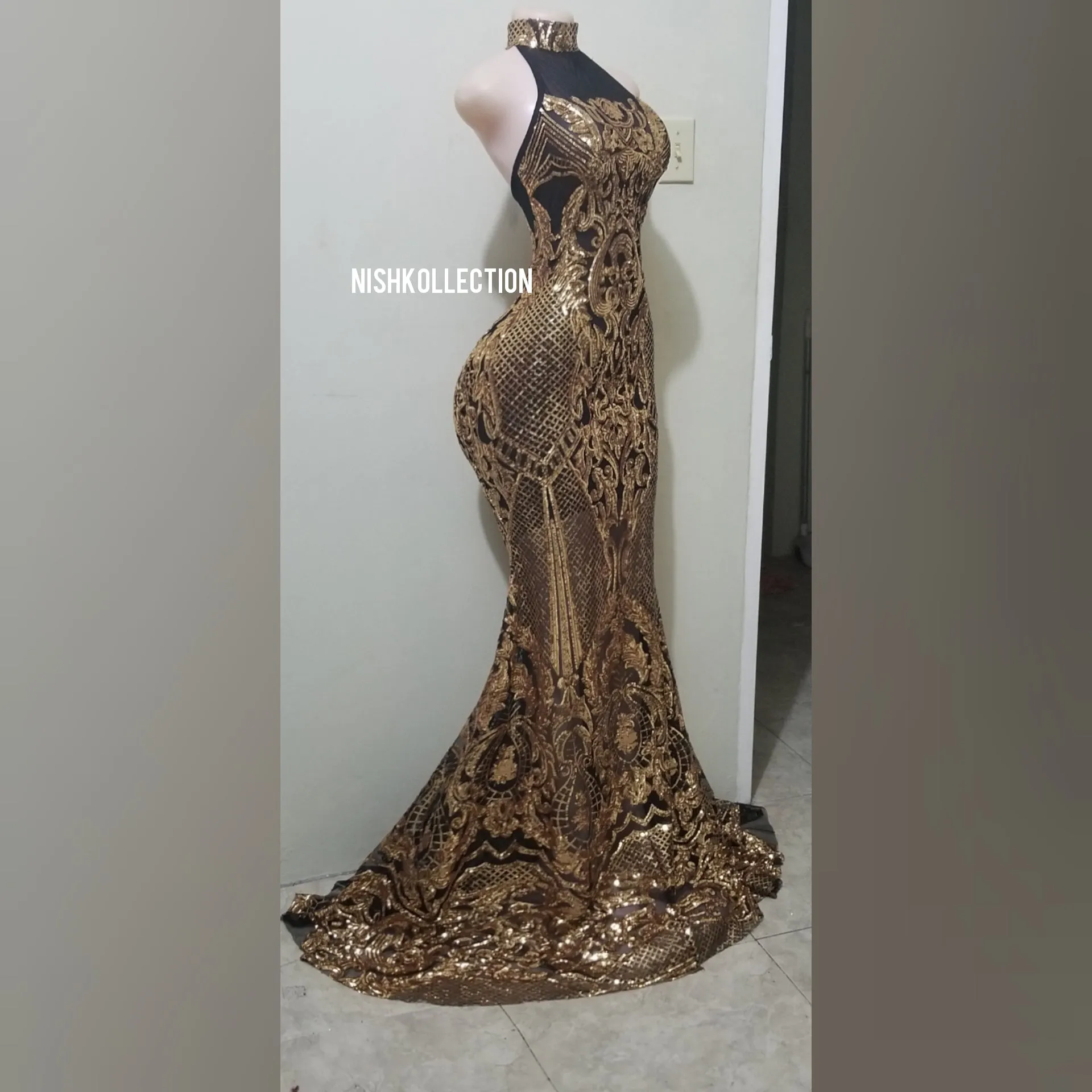 Gold Metalicah Mermaid Dress