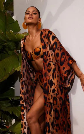 HALO Kamala Kimono in Jungle Leopard