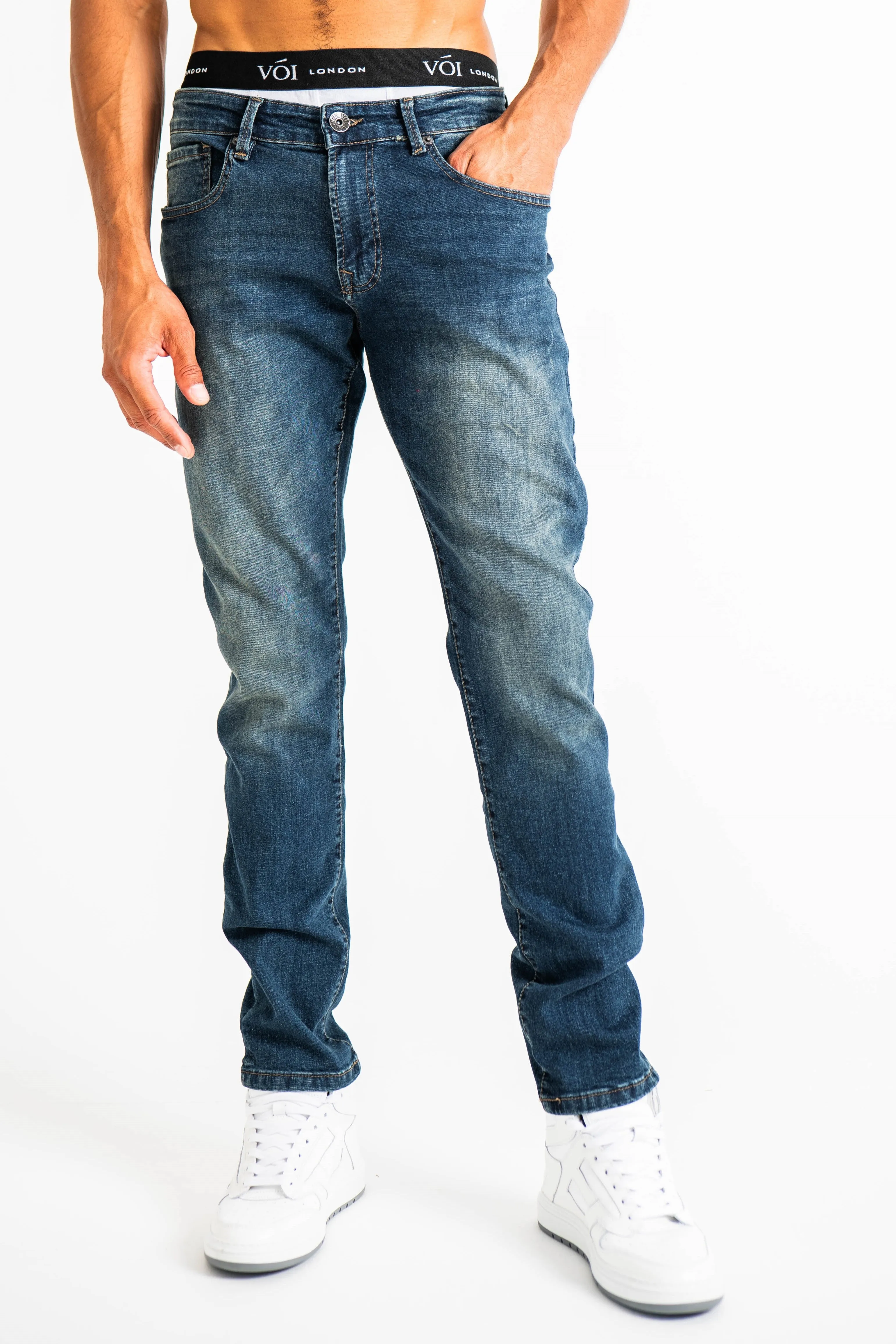 Hamilton Tapered Jeans - Dark Blue