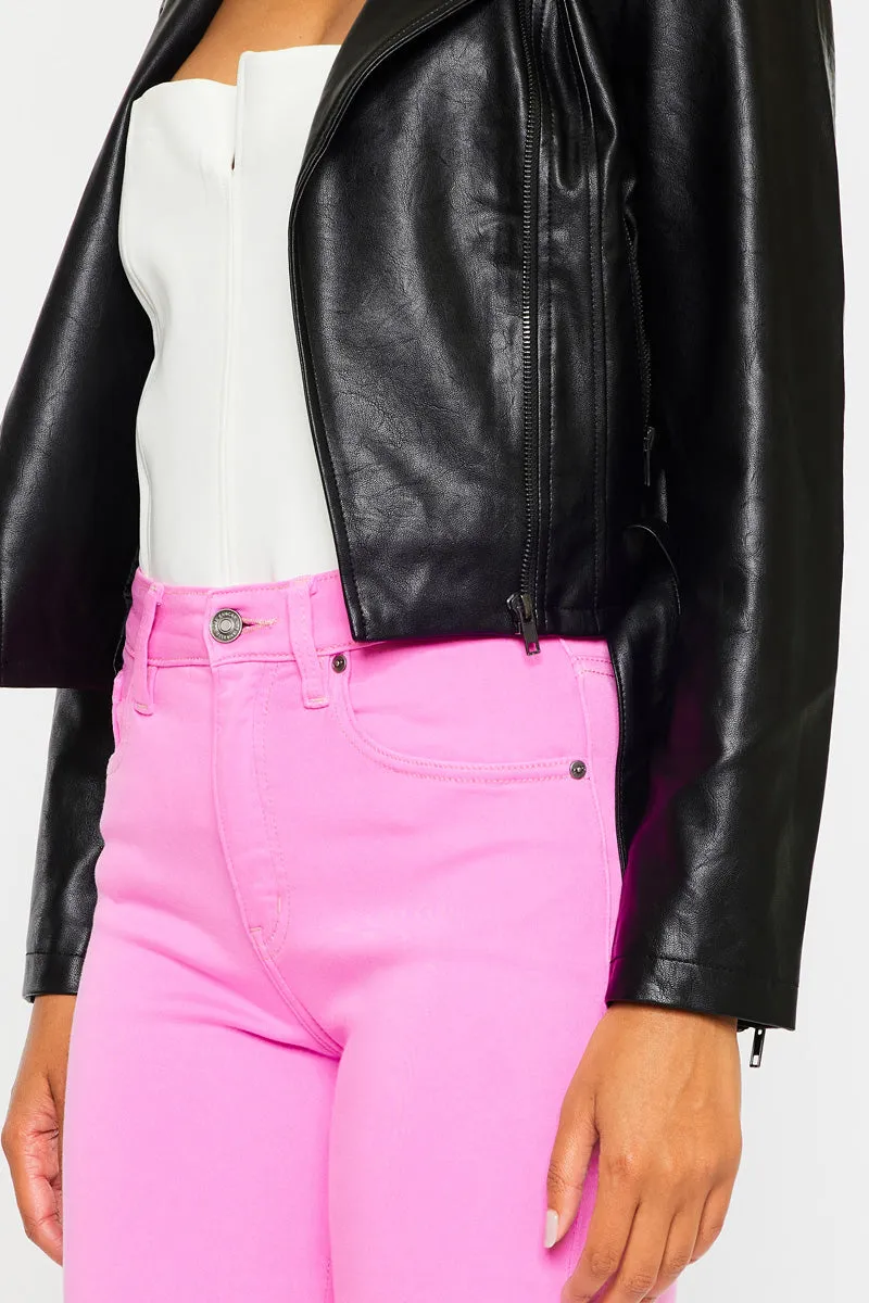 Harley Faux Leather Biker Jacket