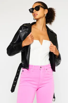 Harley Faux Leather Biker Jacket