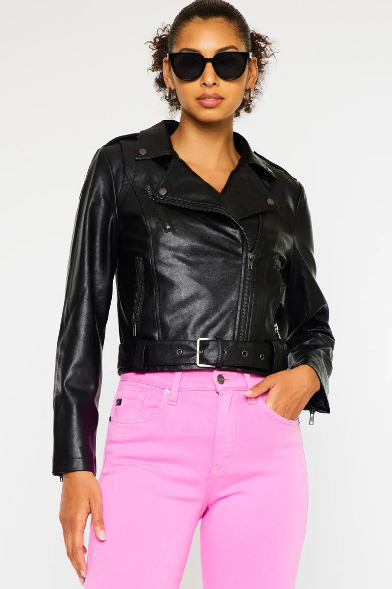 Harley Faux Leather Biker Jacket