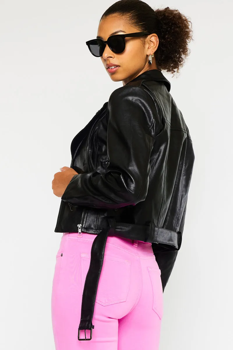 Harley Faux Leather Biker Jacket